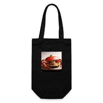 a crab-minded citizen - Gift Bag for Bottles - black - Front