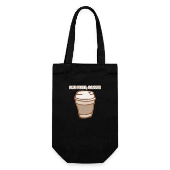 mais premier café - Sac à bouteille - noir - Devant