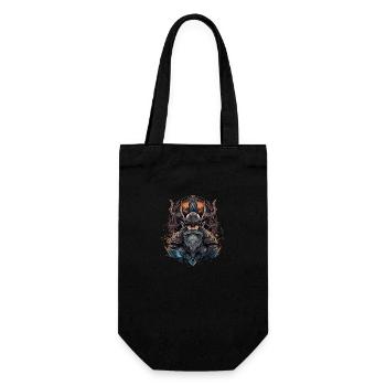 Viking Norseman: Design nordique élégant - Sac à bouteille - noir - Devant