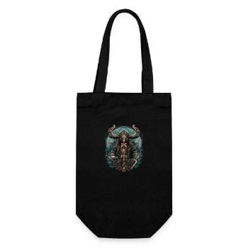 Viking Norseman: Design nordique élégant - Sac à bouteille - noir - Devant