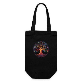 Tree of Life - Gift Bag for Bottles - black - Front