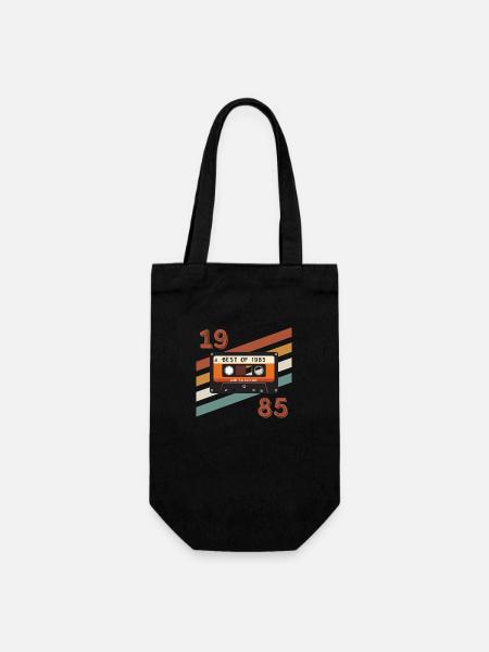 1985 rétro vintage anniversaire - Sac à bouteille - noir