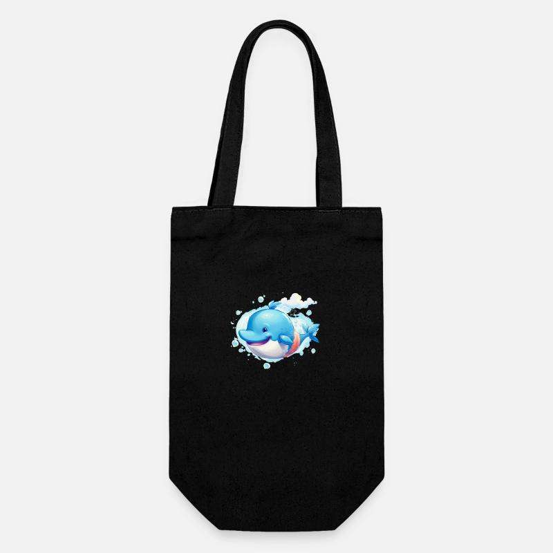 Baleine - Sac à bouteille - noir