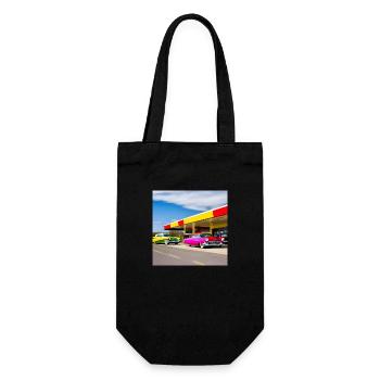 C02 - Geschenkbeutel für Flaschen - Schwarz - Vorne