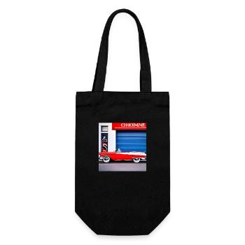 C13 - Geschenkbeutel für Flaschen - Schwarz - Vorne