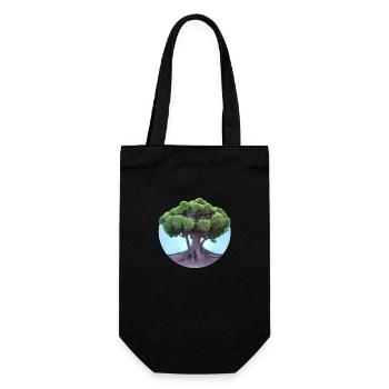 Tree of Life Yoga Tree of Life Meditation - Gift Bag for Bottles - black - Front