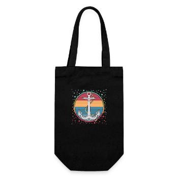 Anchor - Gift Bag for Bottles - black - Front