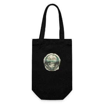 Nature Aventure Randonnée Camping Design - Sac à bouteille - noir - Devant