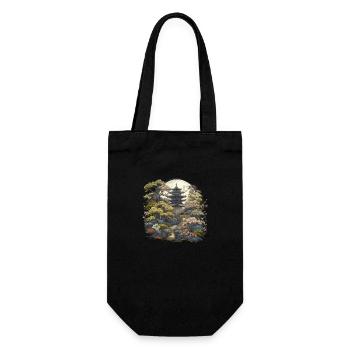 Bonsaï - Jardin Japonais - Sac à bouteille - noir - Devant