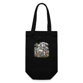 Bonsaï - Jardin Japonais - Sac à bouteille - noir - Devant