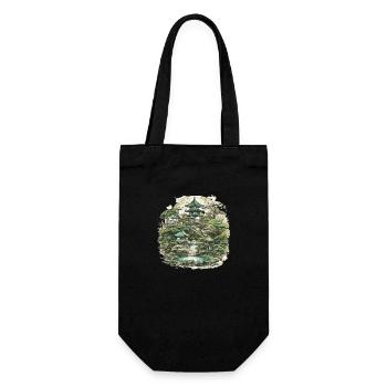 Bonsaï - Jardin Japonais - Sac à bouteille - noir - Devant