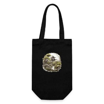 Bonsaï - Jardin Japonais - Sac à bouteille - noir - Devant
