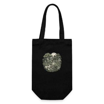 Bonsaï - Jardin Japonais - Sac à bouteille - noir - Devant