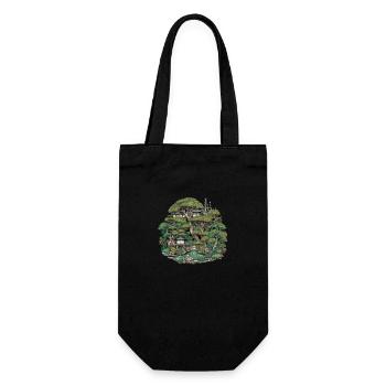 Bonsaï - Jardin Japonais - Sac à bouteille - noir - Devant