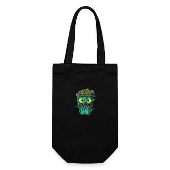 Halloween coffee mug - creepy coffee mug - Gift Bag for Bottles - black - Front