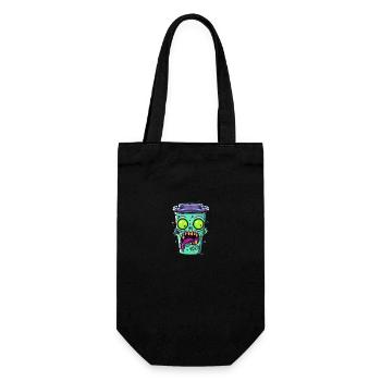 Halloween coffee mug - creepy coffee mug - Gift Bag for Bottles - black - Front