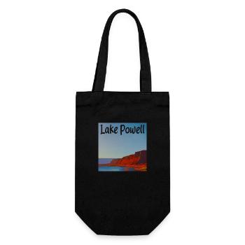 Lake Powell - Naturschönheit - Geschenkbeutel für Flaschen - Schwarz - Vorne