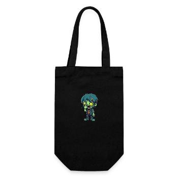 Halloween Zombie Boy - Kawaii Cute Monster Horror - Gift Bag for Bottles - black - Front