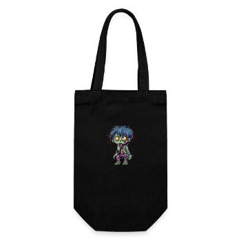 Halloween Zombie Boy - Kawaii Cute Monster Horror - Gift Bag for Bottles - black - Front