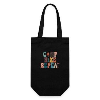 Randonnée au camp Répéter - Sac à bouteille - noir - Devant