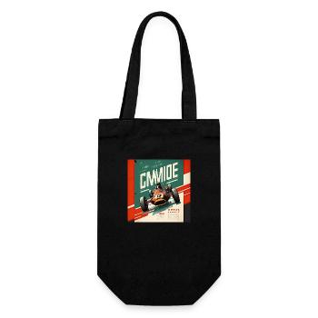 Rétro Car Poster Vintage Car Old School - Sac à bouteille - noir - Devant
