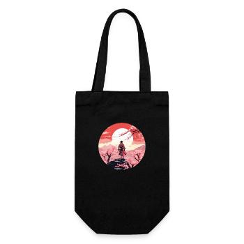 Samurai II - Geschenkbeutel für Flaschen - Schwarz - Vorne