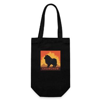 Chowchow - Geschenkbeutel für Flaschen - Schwarz - Vorne
