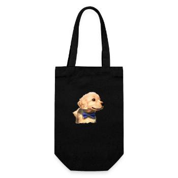 Golden Retriever Dog Owner Dog Puppy - Sac à bouteille - noir - Devant