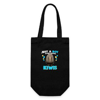 Juste un garçon qui aime les Kiwis - Sac à bouteille - noir - Devant