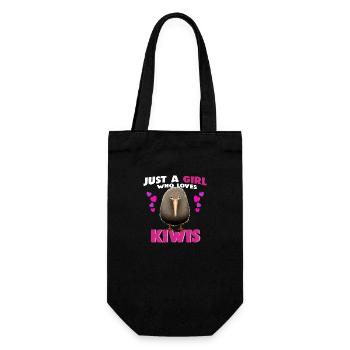 Juste une fille qui aime les Kiwis - Sac à bouteille - noir - Devant
