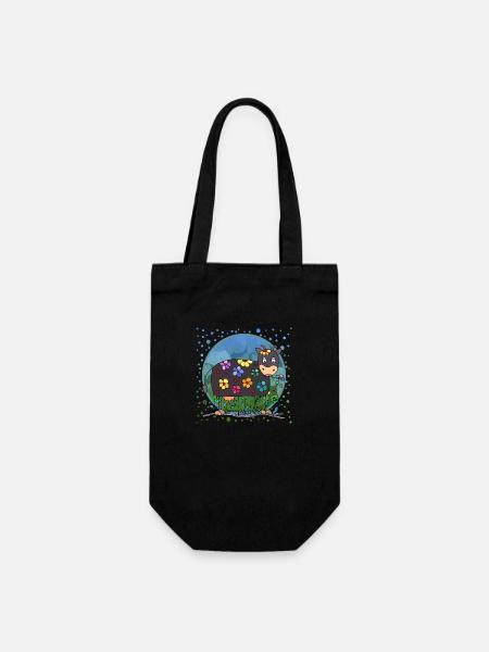 Vache - Sac à bouteille - noir