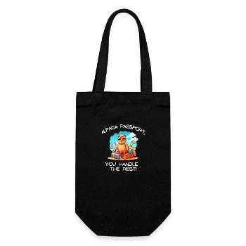Cool Adventure You Say Alpaca My Bags Tee Kids - Gift Bag for Bottles - black - Front