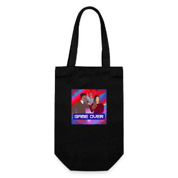 Game over - Gift Bag for Bottles - black - Front