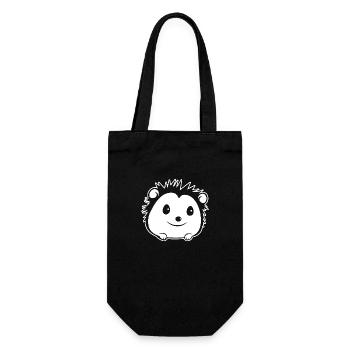 Hedgehog Forest Prickly Animal - Gift Bag for Bottles - black - Front