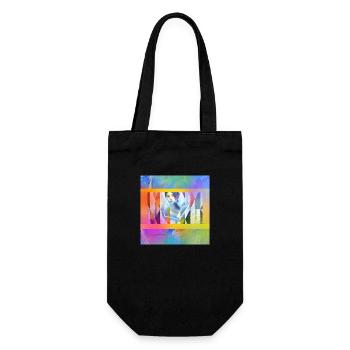 Anime colorful - Gift Bag for Bottles - black - Front