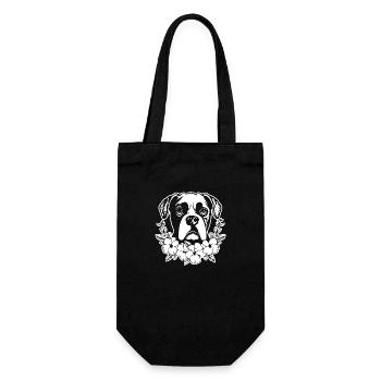 Boxer Dog Dog Breeds - Gift Bag for Bottles - black - Front