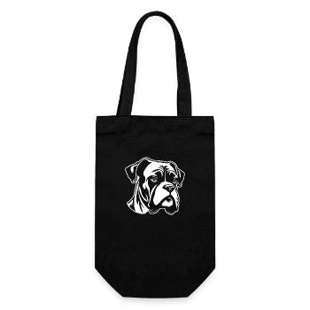 Boxer Dog Dog Breeds - Gift Bag for Bottles - black - Front