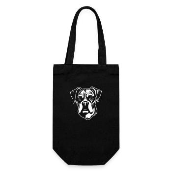 Boxer Dog Dog Breeds - Gift Bag for Bottles - black - Front