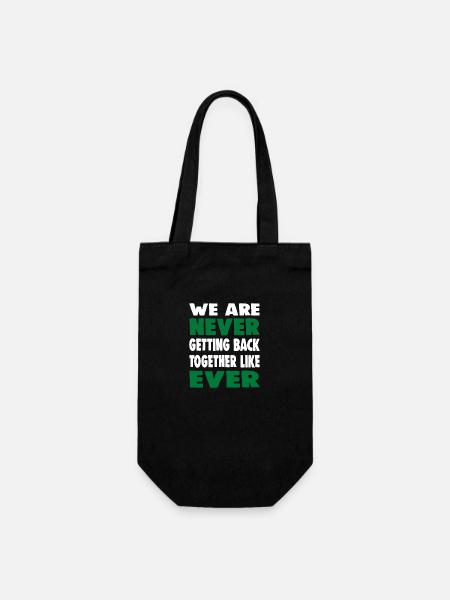 NOUS NE NOUS REMETTONS JAMAIS ENSEMBLE COMME JAMAIS - Sac à bouteille - noir