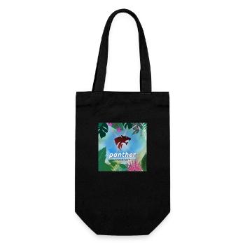 Panther king jungle - Gift Bag for Bottles - black - Front