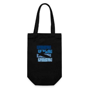 Kayak cadeau Vintage - Sac à bouteille - noir - Devant