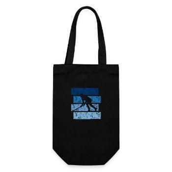 Hockey cadeau Vintage - Sac à bouteille - noir - Devant