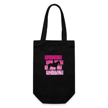 Vintage gift riding - Gift Bag for Bottles - black - Front