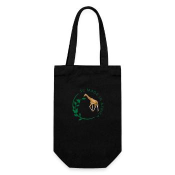 Girafe - Sac à bouteille - noir - Devant
