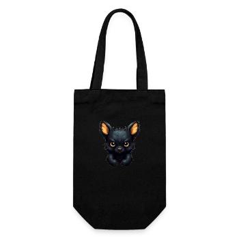 Super cute Dog - Gift Bag for Bottles - black - Front