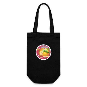 The colorful summer of 2023 - Gift Bag for Bottles - black - Front