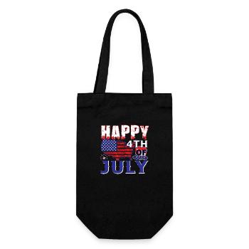 Joyeux 4 juillet - Sac à bouteille - noir - Devant