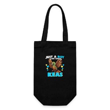 Just a Boy who Loves Keas - Gift Bag for Bottles - black - Front