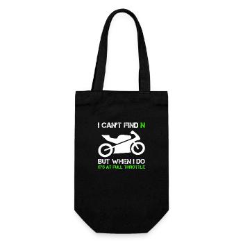 JE NE TROUVE PAS N MAIS QUAND JE LE FAIS C’EST À PLEIN RÉGIME - Sac à bouteille - noir - Devant