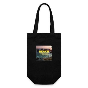 Beach - Gift Bag for Bottles - black - Front